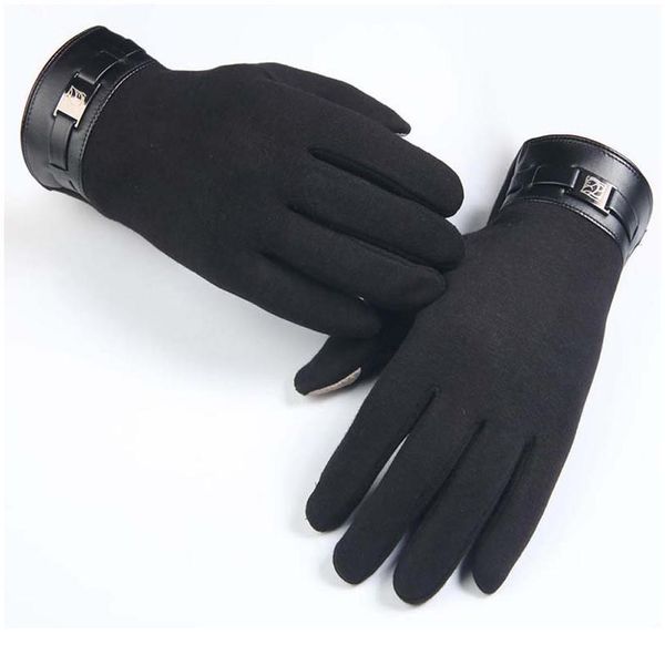 winter autumn gloves men's women touch screen full finger non-slip thick warm woolen cashmere wrist gloves male jlldbg, Black
winter autumn gloves men's women touch screen full finger non-slip thick warm woolen cashmere wrist gloves male jlldbg, Black