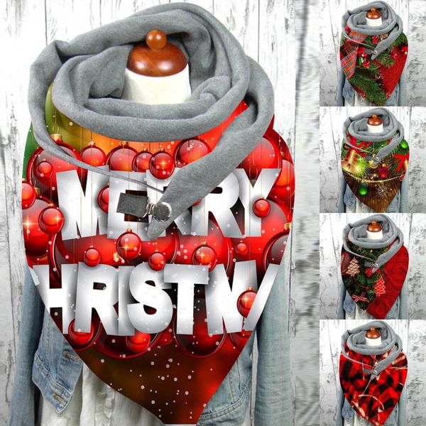 scarves 2021 fashion winter women paisley print button soft wrap casual warm shawls comfortable and windproof, Blue;gray