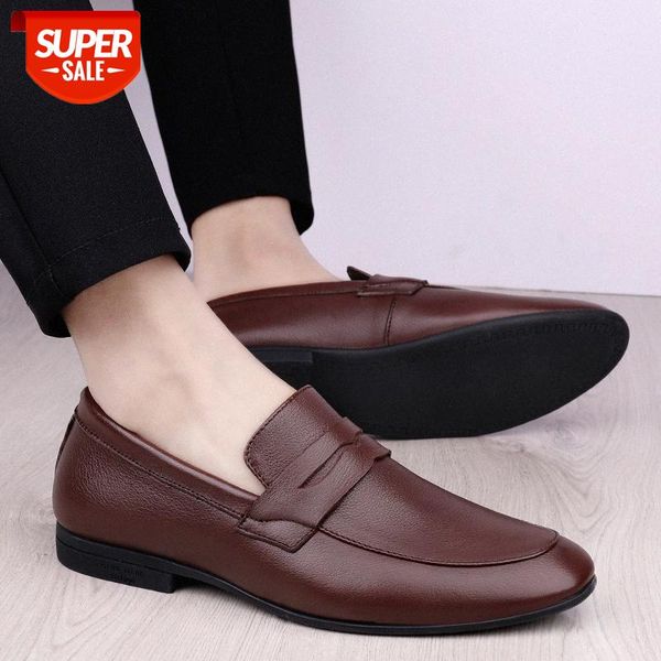 british gentleman men's leather shoes two-layer cowhide soft casual sportsmen handsome one-step #jk7f, Black
british gentleman men's leather shoes two-layer cowhide soft casual sportsmen handsome one-step #jk7f, Black