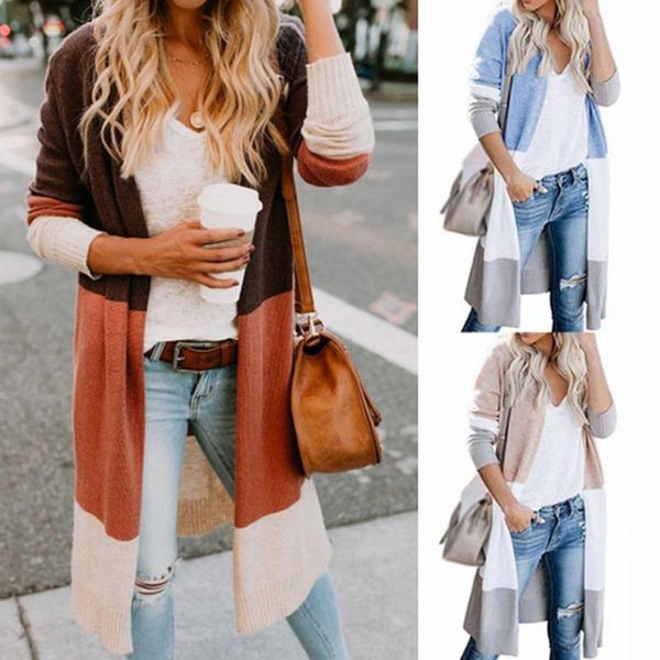 women's knits & tees coat women ladies winter solid v-neck cardigan long sleeve patchwork comfortable outerwear chaquetas mujer 2021, White
women's knits & tees coat women ladies winter solid v-neck cardigan long sleeve patchwork comfortable outerwear chaquetas mujer 2021, White