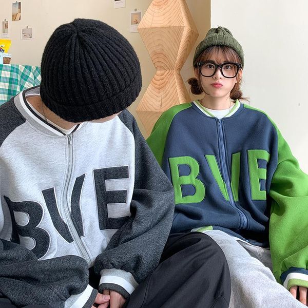 women's jackets high-quality baseball for women loose autumn winter letter couple retro clothes oversize jacket sport coat, Black;brown
women's jackets high-quality baseball for women loose autumn winter letter couple retro clothes oversize jacket sport coat, Black;brown