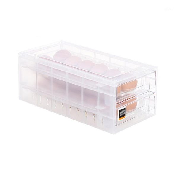 storage bottles & jars double layer egg box 24 grid drawer type container transparent case
storage bottles & jars double layer egg box 24 grid drawer type container transparent case