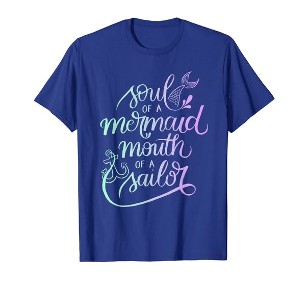 soul of a mermaid mouth of a sailor t shirt, White;black
soul of a mermaid mouth of a sailor t shirt, White;black