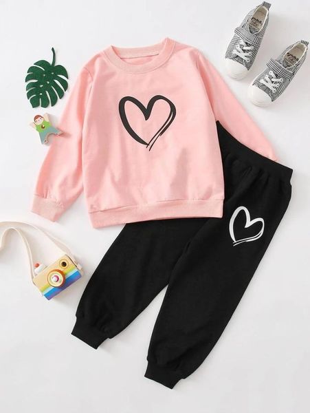 clothing sets baby girl clothes spring winter toddler girls heart print sweatshirt & sweatpants 3-7 years kids fashion sportswear, White
clothing sets baby girl clothes spring winter toddler girls heart print sweatshirt & sweatpants 3-7 years kids fashion sportswear, White