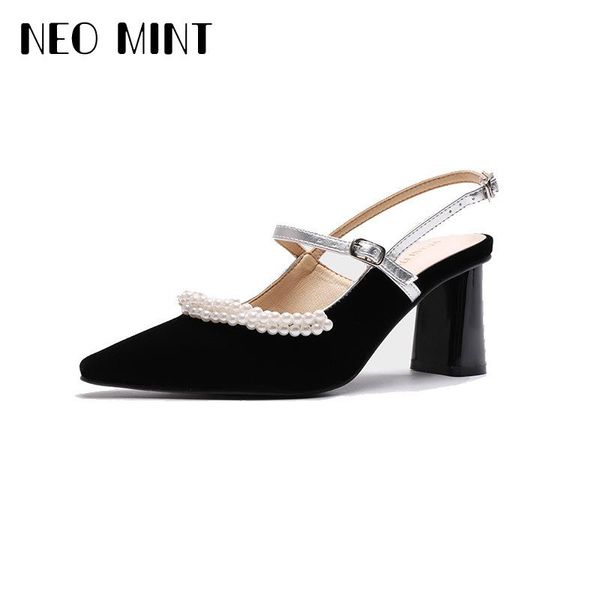 sandals 2021 elegant women pointed toe pearl decor stiletto pumps black suede leather ankle strap buckle thick heels party shoes
sandals 2021 elegant women pointed toe pearl decor stiletto pumps black suede leather ankle strap buckle thick heels party shoes