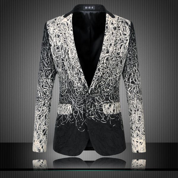 men's floral fashionable vintage club fine fit flower blazers dress ball costume suits s6s5, White;black
men's floral fashionable vintage club fine fit flower blazers dress ball costume suits s6s5, White;black
