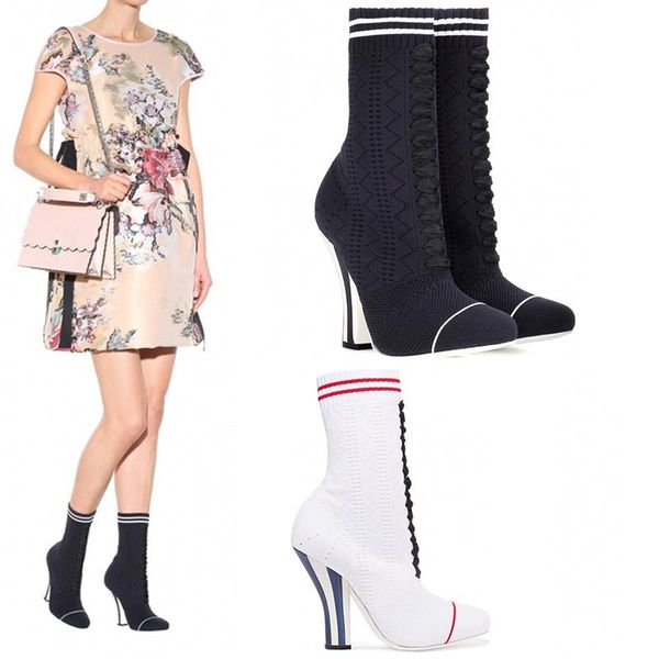 boots spring luxury designer knitting sock woman strange heel botas mujer fashion slim brand stretch winter shoes, Black
boots spring luxury designer knitting sock woman strange heel botas mujer fashion slim brand stretch winter shoes, Black