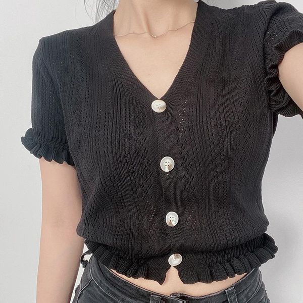 women's t-shirt purple ruffle v neck women tshirt short sleeve button elegant spring casual vintage female fashion 2021, White
women's t-shirt purple ruffle v neck women tshirt short sleeve button elegant spring casual vintage female fashion 2021, White