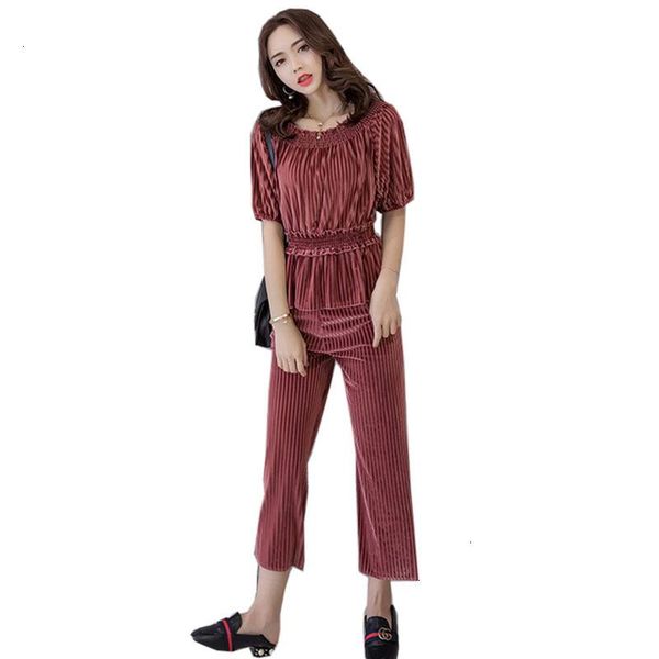 two piece dress slender strapless t -shirt women fashion casual elastic waist wide pipes trousers 2 set summer ym510, White
two piece dress slender strapless t -shirt women fashion casual elastic waist wide pipes trousers 2 set summer ym510, White