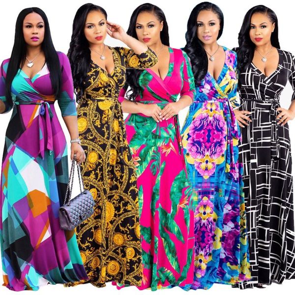 casual dresses womens deep v-neck dress maxi floor length floral flower print high waisted plus size 5xl boho partry woman, Black;gray
casual dresses womens deep v-neck dress maxi floor length floral flower print high waisted plus size 5xl boho partry woman, Black;gray