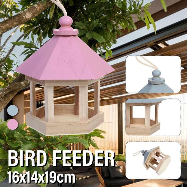 other bird supplies 2021 wooden feeder selling garden decoration hanging yard hexagonal house shape pet
other bird supplies 2021 wooden feeder selling garden decoration hanging yard hexagonal house shape pet