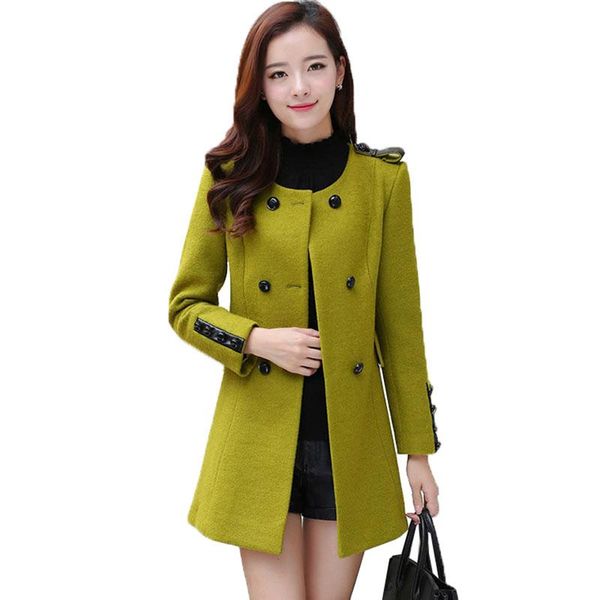 women's wool & blends women woolen coat winter mid-length loose elegant collarless fashion casual female warm thick outwear jackets r7, Black
women's wool & blends women woolen coat winter mid-length loose elegant collarless fashion casual female warm thick outwear jackets r7, Black