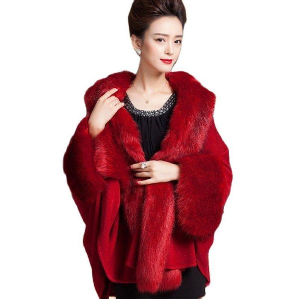 scarves f885 european and american women winter clothes fine imitation fur wraps female cape knitted shawl cloak, Blue;gray
scarves f885 european and american women winter clothes fine imitation fur wraps female cape knitted shawl cloak, Blue;gray