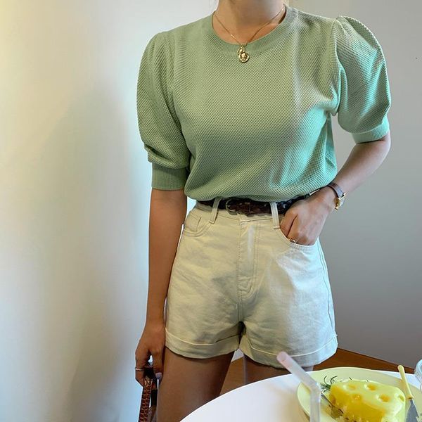 3 colors summer women casual puff sleeve and blouse workwear half sleeve elegant blouses ladies ka752, White
3 colors summer women casual puff sleeve and blouse workwear half sleeve elegant blouses ladies ka752, White