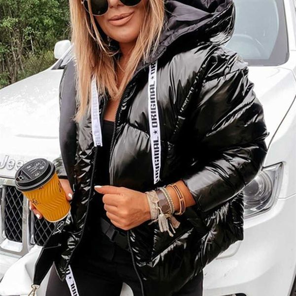 solid jacket women hooded coat long sleeve letter print outwear casual zipper plus size streetwear lightweight parka jackets 211008, Black
solid jacket women hooded coat long sleeve letter print outwear casual zipper plus size streetwear lightweight parka jackets 211008, Black