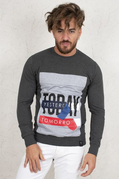 antracite lettering sides pockets men 's sweat 2100453 yu3b, Black 
antracite lettering sides pockets men 's sweat 2100453 yu3b, Black
