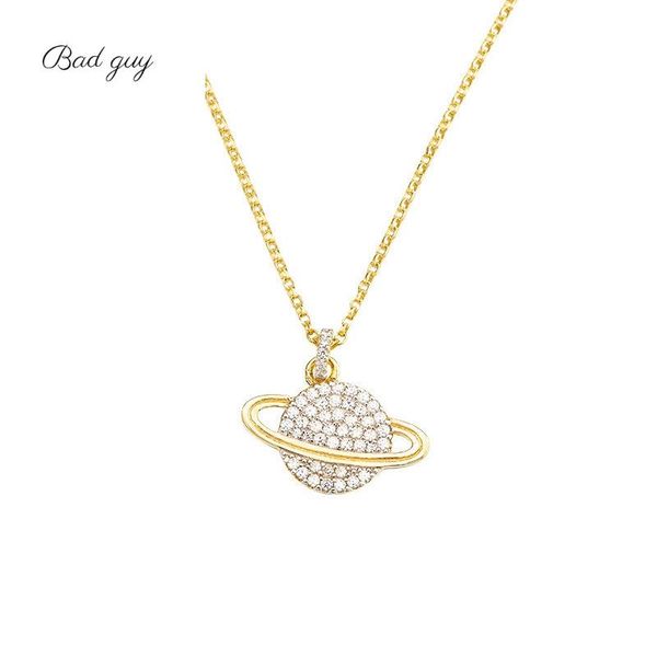 bad guy zircon necklace for women's planet-shape chain necklace jewelr for women cute metal weddings party office gifts, Silver
bad guy zircon necklace for women's planet-shape chain necklace jewelr for women cute metal weddings party office gifts, Silver