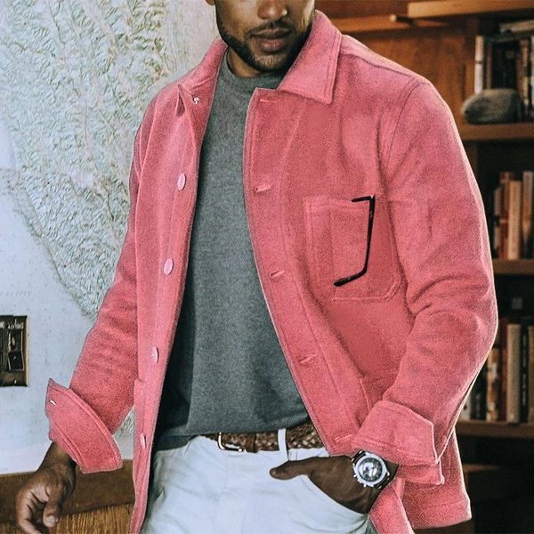 men's jackets vintage buttoned turn-down collar for men winter long sleeve casual outerwear 2021 fashion mens loose solid color coats, Black;brown
men's jackets vintage buttoned turn-down collar for men winter long sleeve casual outerwear 2021 fashion mens loose solid color coats, Black;brown