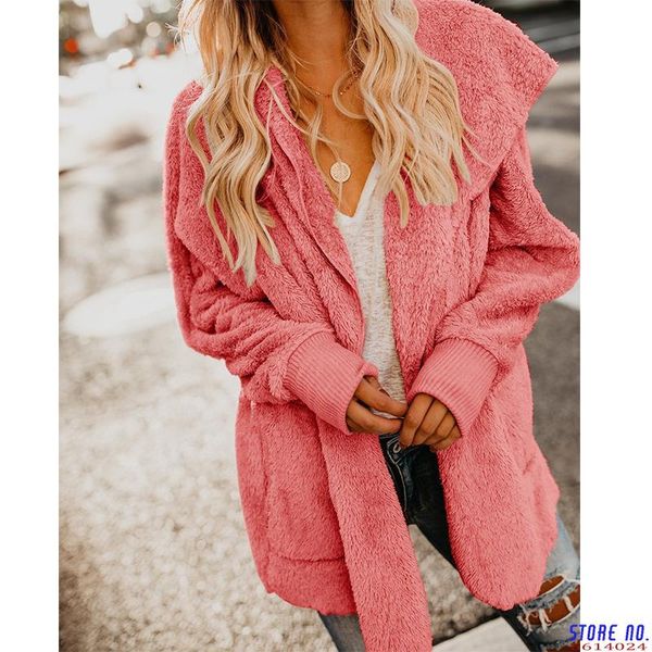 women's fur & faux casual hoodie coat teddy bear khaki fleece fluffy jacket autumn winter women cardigan long sleeve plush overcoat, Black
women's fur & faux casual hoodie coat teddy bear khaki fleece fluffy jacket autumn winter women cardigan long sleeve plush overcoat, Black