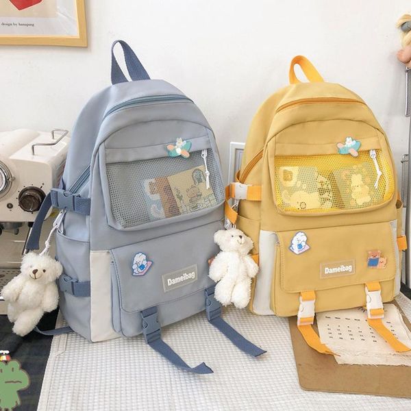 school bags fashion trend backpacks student for teenage girl ulzzang nylon lapbackpack big capacity schoolbags
school bags fashion trend backpacks student for teenage girl ulzzang nylon lapbackpack big capacity schoolbags