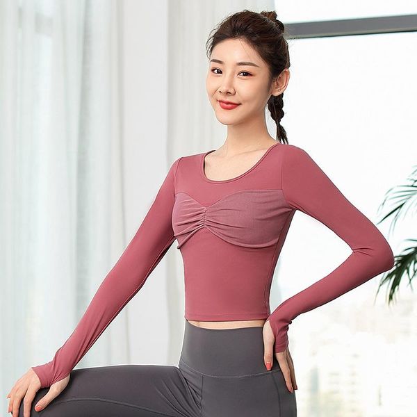 yoga outfit sports tight fitness clothing women's speed dry jacket running long-sleeved t-shirt wear elastic autumn
yoga outfit sports tight fitness clothing women's speed dry jacket running long-sleeved t-shirt wear elastic autumn