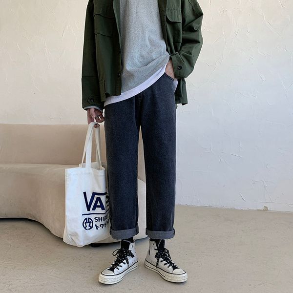 2021 spring summer cotton wide-leg men's fashion casual jeans men streetwear hip-hop straight denim trousers mens cnil, Blue
2021 spring summer cotton wide-leg men's fashion casual jeans men streetwear hip-hop straight denim trousers mens cnil, Blue