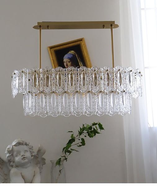 art glass chandelier rectangular restaurant bar counter dining room retro lamp
art glass chandelier rectangular restaurant bar counter dining room retro lamp