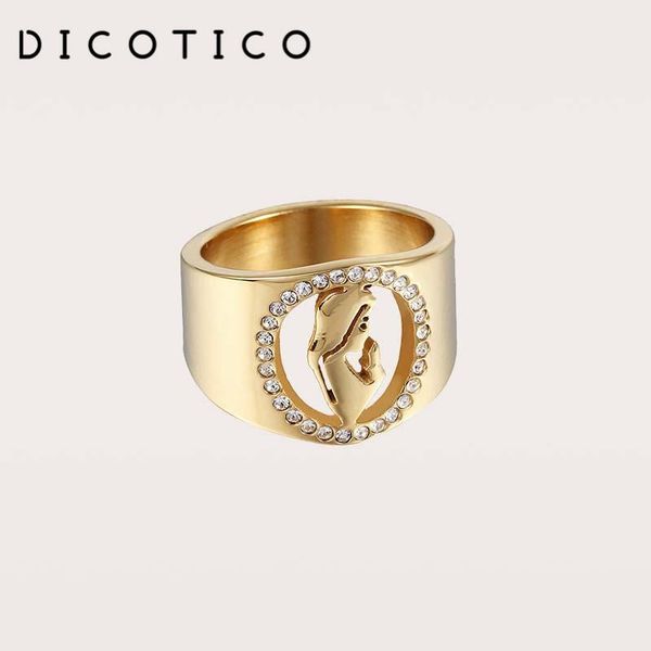 cluster rings dicotico stainless steel dubai gold for women zircon praying girls charm wedding bands bague jewelry, Golden;silver
cluster rings dicotico stainless steel dubai gold for women zircon praying girls charm wedding bands bague jewelry, Golden;silver