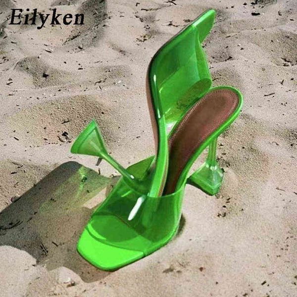 slippers eilyken style transparent pvc crystal clear heeled women fashion female mules slides summer sandals shoes220308, Black
slippers eilyken style transparent pvc crystal clear heeled women fashion female mules slides summer sandals shoes220308, Black
