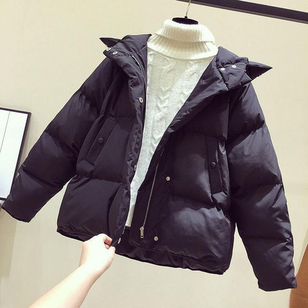 women's jackets woman casual parkas cotton padded jacket 2021 winter hooded warm down large size coat thicken women puffer black, Black;brown
women's jackets woman casual parkas cotton padded jacket 2021 winter hooded warm down large size coat thicken women puffer black, Black;brown