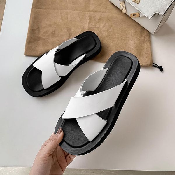 slippers 2021 summer women genuine leather wedge roman sandals 100% cowhide outdoor beach, Black
slippers 2021 summer women genuine leather wedge roman sandals 100% cowhide outdoor beach, Black