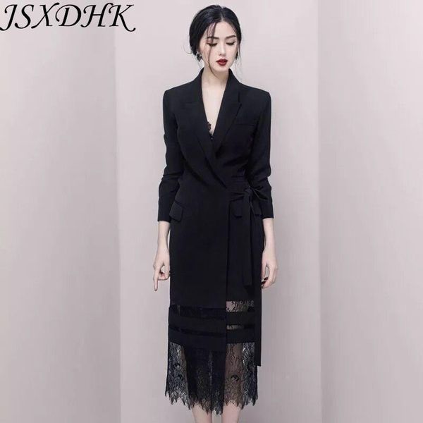 casual dresses jsxdhk runway designer women long dress autumn office ladies lace patchwork turn down collar up slim hollow out work, Black;gray
casual dresses jsxdhk runway designer women long dress autumn office ladies lace patchwork turn down collar up slim hollow out work, Black;gray