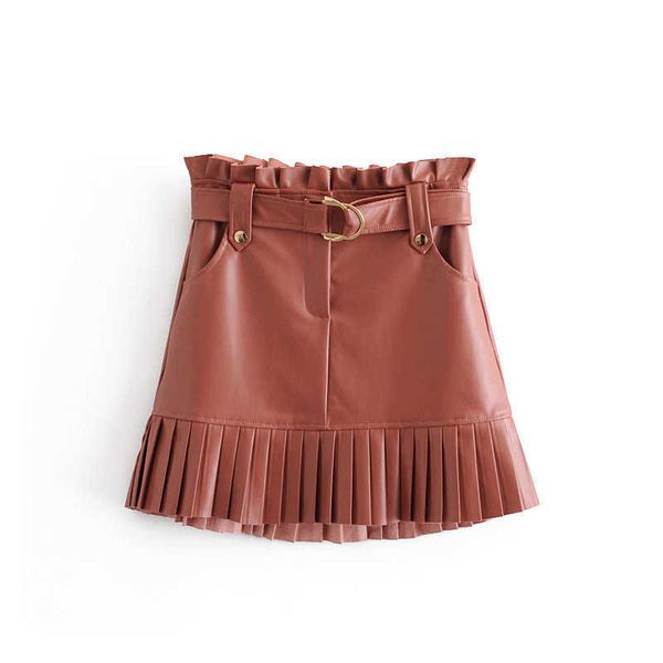 women sweet agaric lace sashes hem pleated patchwork mini skirt faldas mujer ladies pu vestidos casual slim skirts qun453 210603, Black
women sweet agaric lace sashes hem pleated patchwork mini skirt faldas mujer ladies pu vestidos casual slim skirts qun453 210603, Black
