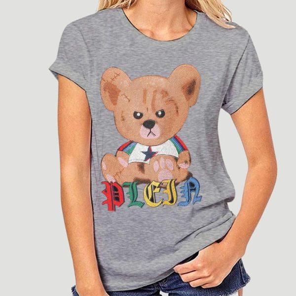 women's t-shirt fashion bear design round neck tee casual short t-shirts -xxl tshirt 2021 -0061d, White
women's t-shirt fashion bear design round neck tee casual short t-shirts -xxl tshirt 2021 -0061d, White