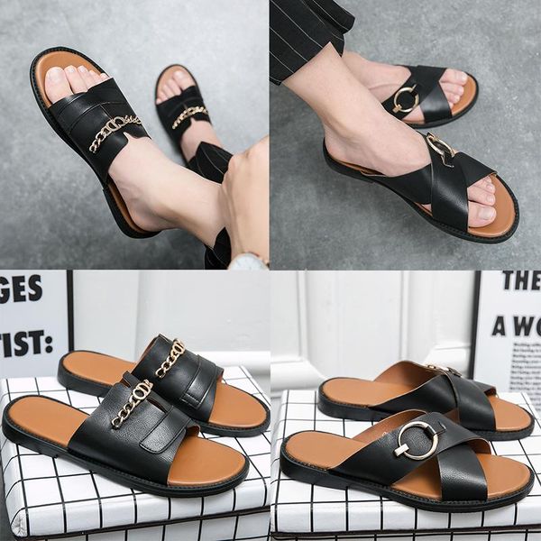luxury metal button designer slippers mayari florida arizona men flats black sandals genuine leather slippers casual shoes beach
luxury metal button designer slippers mayari florida arizona men flats black sandals genuine leather slippers casual shoes beach