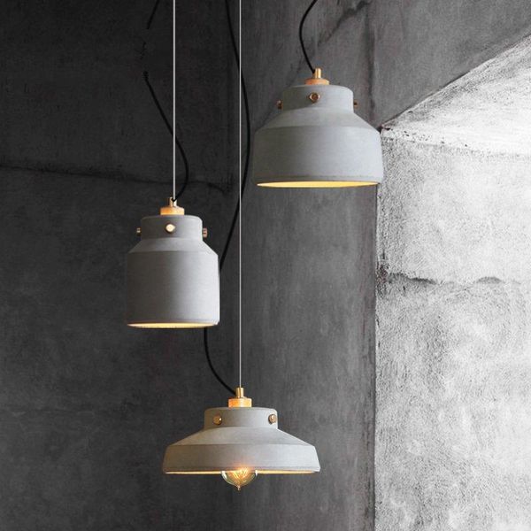 pendant lamps nordic led lights for home creative personality bedside bar coffee cement dining room indoor lighting
pendant lamps nordic led lights for home creative personality bedside bar coffee cement dining room indoor lighting