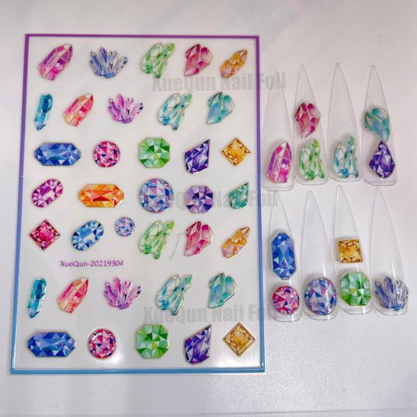 gift wrap xuequn-20219304 gem nail sticker