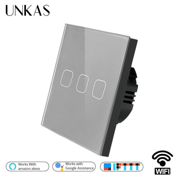 smart home control unkas gray luxury crystal glass ewelink 3 gang 1 way wireless wifi eu standard touch switch wall light
smart home control unkas gray luxury crystal glass ewelink 3 gang 1 way wireless wifi eu standard touch switch wall light