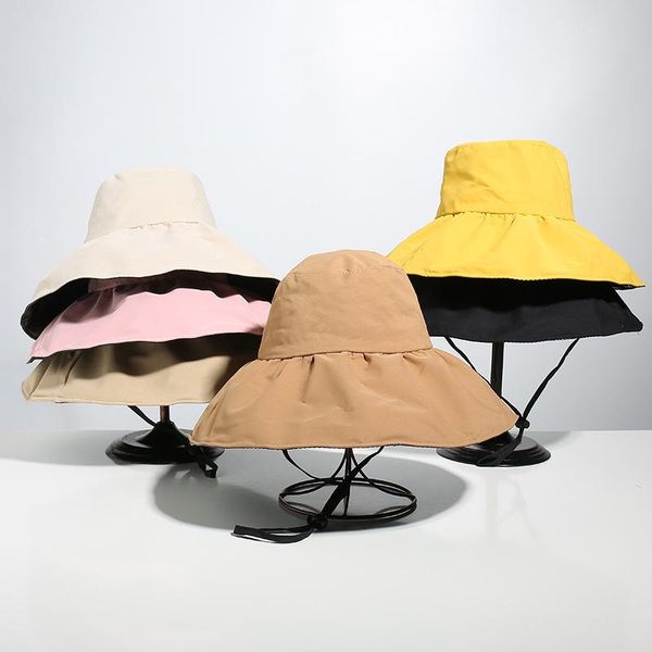 bucket hat hat female summer big eaves bla glue sunscreen sunshade anti ultraviolet cover fisherman's foldable basin, Blue;gray
bucket hat hat female summer big eaves bla glue sunscreen sunshade anti ultraviolet cover fisherman's foldable basin, Blue;gray