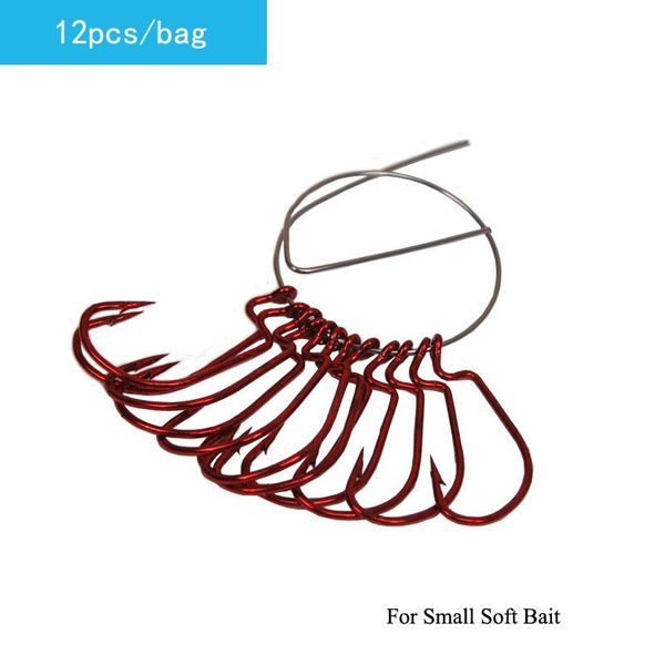 12pcs/ bag fishing hook set carbon steel wide crank hook offset fishhook for soft worm lure barbed carp barbed
12pcs/ bag fishing hook set carbon steel wide crank hook offset fishhook for soft worm lure barbed carp barbed