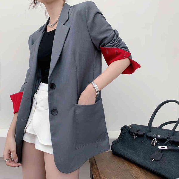 women's suits & blazers female blazer 2021 madam office work jacket ladies casual fine spring coat outerwear gray, White;black
women's suits & blazers female blazer 2021 madam office work jacket ladies casual fine spring coat outerwear gray, White;black