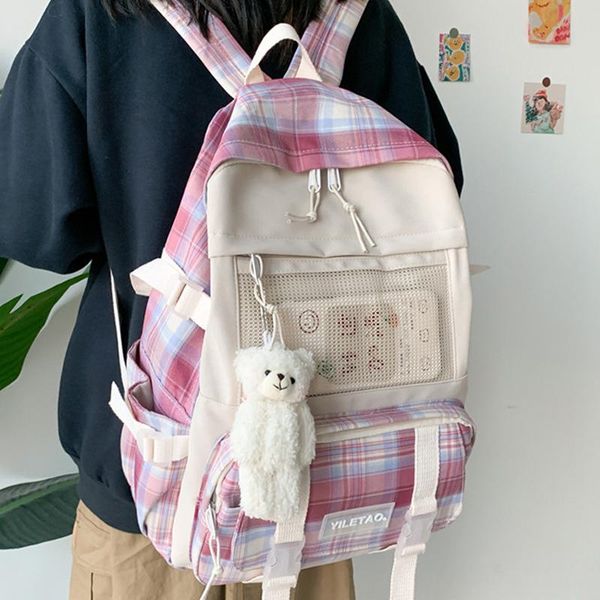 backpack plaid women backpacks nylon student schoolbag for teenage girls ladies lapbagpack girl bookbag mochila school
backpack plaid women backpacks nylon student schoolbag for teenage girls ladies lapbagpack girl bookbag mochila school