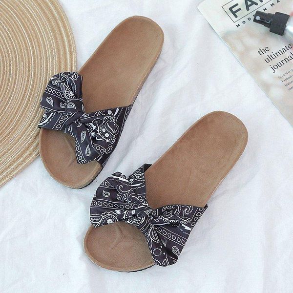 slippers summer women's in 2021 thick-soled flat bow outdoor rome beach european and american fashion, Black
slippers summer women's in 2021 thick-soled flat bow outdoor rome beach european and american fashion, Black