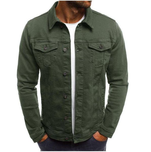 tdowntownlady men's jackets 2021 cotton denim jacket men casual solid color lapel single breasted jeans autumn slim fit quality mens, Black;brown
tdowntownlady men's jackets 2021 cotton denim jacket men casual solid color lapel single breasted jeans autumn slim fit quality mens, Black;brown