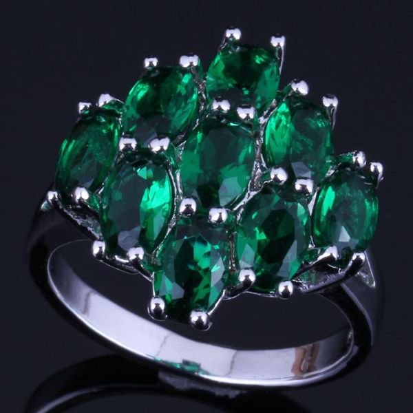 cluster rings cheerful oval green cubic zirconia silver plated ring v0418, Golden;silver
cluster rings cheerful oval green cubic zirconia silver plated ring v0418, Golden;silver