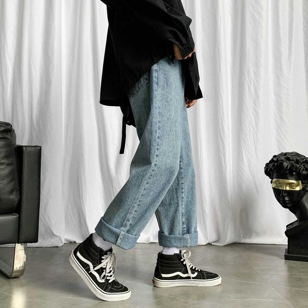men's jeans loose black/blue straight pants spring solid color casual baggy homme biker denim trousers 2xl-s ncxp
men's jeans loose black/blue straight pants spring solid color casual baggy homme biker denim trousers 2xl-s ncxp