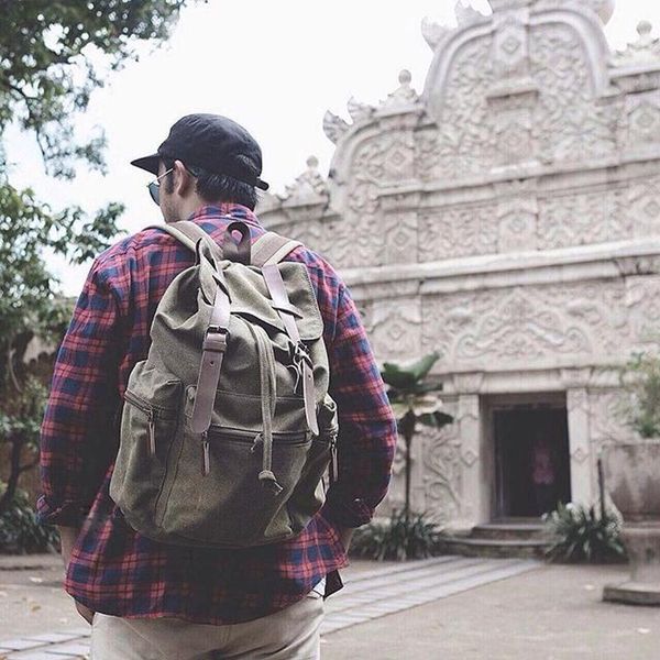 backpack vintage for men canvas bags travel college lapoutdoor hiking rucksack 20l
backpack vintage for men canvas bags travel college lapoutdoor hiking rucksack 20l
