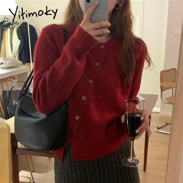 women's knits & tees yitimoky black sweater women autumn 2021 loose irrgular buttons knit cardigan long sleeve casual korean fashion re, White
women's knits & tees yitimoky black sweater women autumn 2021 loose irrgular buttons knit cardigan long sleeve casual korean fashion re, White