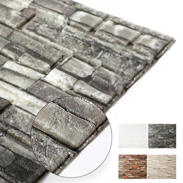 wall stickers 1pc 38x35cm self-adhesive 3d brick sticker diy waterproof foam wallpaper kids room kitchen roof ceiling background decals
wall stickers 1pc 38x35cm self-adhesive 3d brick sticker diy waterproof foam wallpaper kids room kitchen roof ceiling background decals