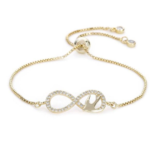 charm bracelets cz crystal infinity 8 bracelet for women adjustable chain bangles love gift mbr180092, Golden;silver
charm bracelets cz crystal infinity 8 bracelet for women adjustable chain bangles love gift mbr180092, Golden;silver